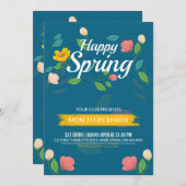 Frühjahrsfestival Flyer Vorlage (Vorne/Hinten)