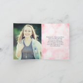 Frühjahrsflora | Babydusche Vielen Dank Dankeskarte (Innenseite)