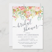Frühjahrsflora | BRAUTPARTY Einladung (Vorderseite)