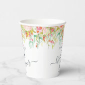 Frühjahrsflora | BRAUTPARTY Pappbecher (Rechts)