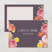 Frühjahrsflorale Dankeschön Einladung (Vorne/Hinten)