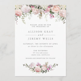 Frühjahrsflorale Einladung