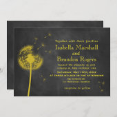 Frühjahrsfloralkarte Hochzeitseinladung Einladung (Vorne/Hinten)