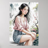 Frühjahrsflüster Poster (Vorne)