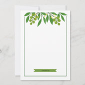 Frühjahrsfolieneinladung Einladung (Rückseite)