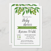 Frühjahrsfolieneinladung Einladung (Vorne/Hinten)