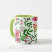Frühjahrsformel für die Tasse Florals (Vorderseite Links)