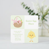Frühjahrsfreunde Ostereier Jagen Feiertagskarte (Stehend Vorderseite)