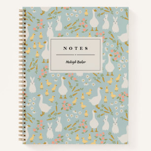 Frühjahrsfreunde Personalisiert Notizblock