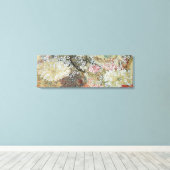 Frühjahrsfriedhöfen unter dem Blossom-Baum Leinwanddruck (Insitu (Holzboden))