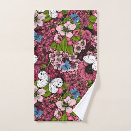 Frühjahrsgarten 2 badhandtuch set (Handtuch)