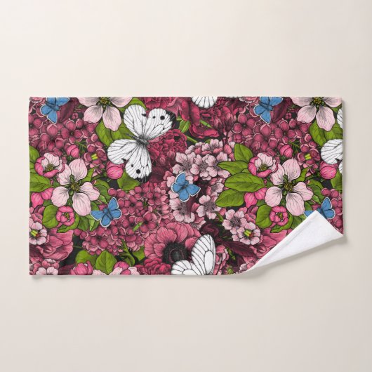 Frühjahrsgarten 2 badhandtuch set (Handtuch)