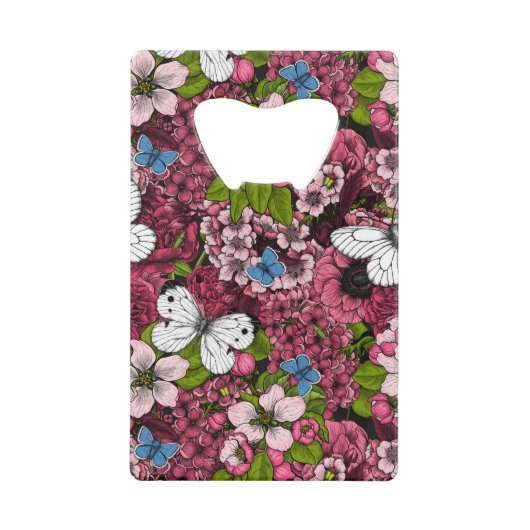 Frühjahrsgarten 2 geldbeutel flaschenöffner (Vorderseite)