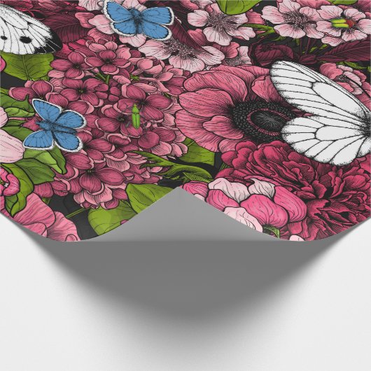 Frühjahrsgarten 2 geschenkpapier (Ecke)