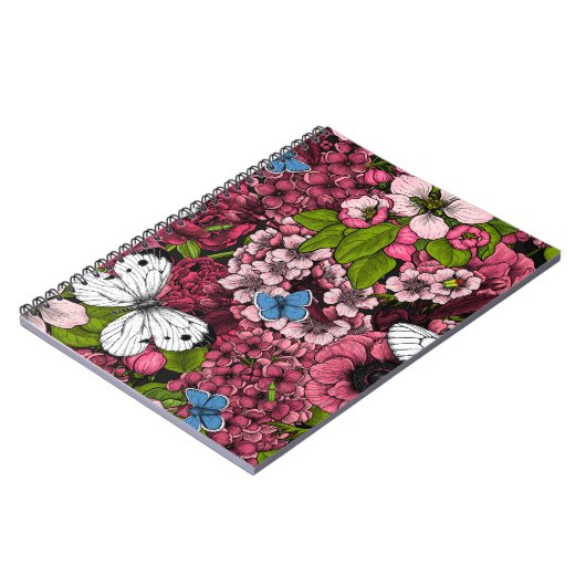 Frühjahrsgarten 2 notizblock (Linke Seite)