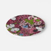 Frühjahrsgarten 2 pappteller (Schrägansicht)