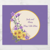 Frühjahrsgarten Bierflaschenetikett (Einzelnes Label)