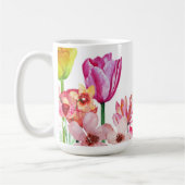 Frühjahrsgarten blüht kaffeetasse (Links)