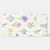 Frühjahrsgarten Blume in Regenbogenmedallion Case-Mate iPhone Hülle (Rückseite (Horizontal))