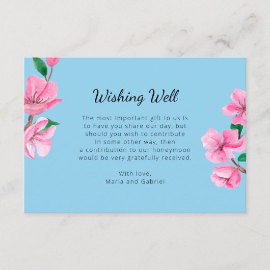 Frühjahrsgarten Botanischer Garten Hochzeit Garten Begleitkarte (Vorderseite)