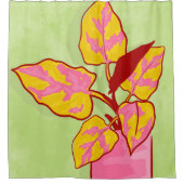 Frühjahrsgarten Duschvorhang (Vorderseite)