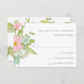 Frühjahrsgarten | Floral Wedding RSVP (Vorne/Hinten)