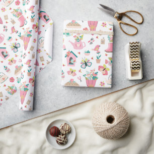 Frühjahrsgärten Geschenkpapier