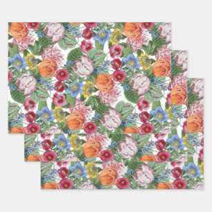 Frühjahrsgarten Geschenkpapier Set