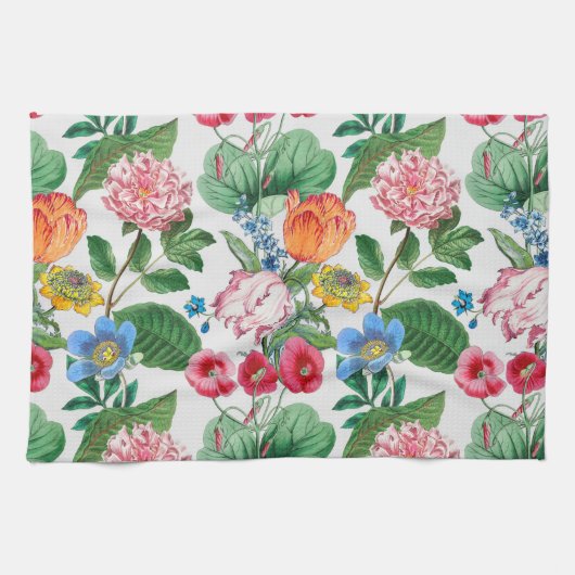 Frühjahrsgarten Geschirrtuch (Horizontal)