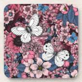 Frühjahrsgarten Getränkeuntersetzer (Vorderseite)