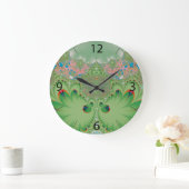 Frühjahrsgarten Große Wanduhr (Zuhause)