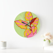 Frühjahrsgarten Große Wanduhr (Zuhause)