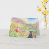 Frühjahrsgärten Karte (Gelbe Blume)