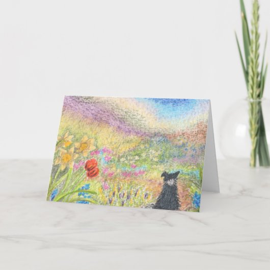 Frühjahrsgärten Karte (Vorderseite)