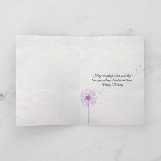 Frühjahrsgarten Karte (Innenseite)