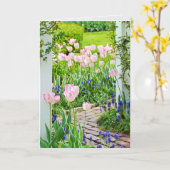 Frühjahrsgarten Karte (Gelbe Blume)