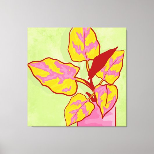 Frühjahrsgarten Leinwanddruck (Vorderseite)