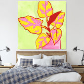 Frühjahrsgarten Leinwanddruck (Insitu (Schlafzimmer))