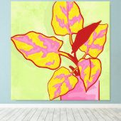 Frühjahrsgarten Leinwanddruck (Insitu (Holzboden))