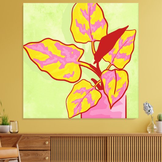 Frühjahrsgarten Leinwanddruck (Insitu (Wohnzimmer))