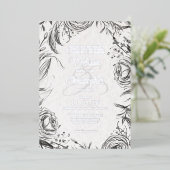 Frühjahrsgarten mit Einladung zum Foto Hochzeit (Stehend vorne)