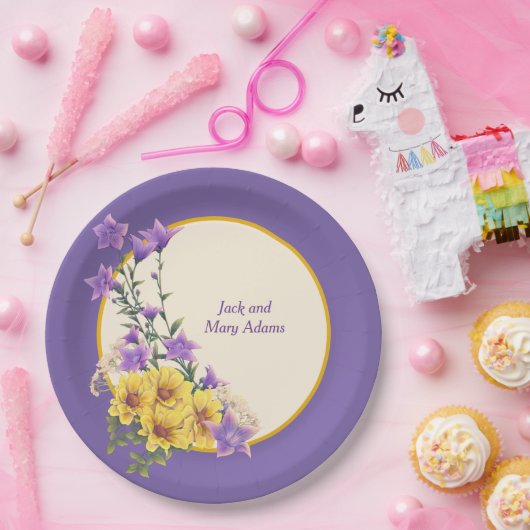 Frühjahrsgarten Pappteller (Party)
