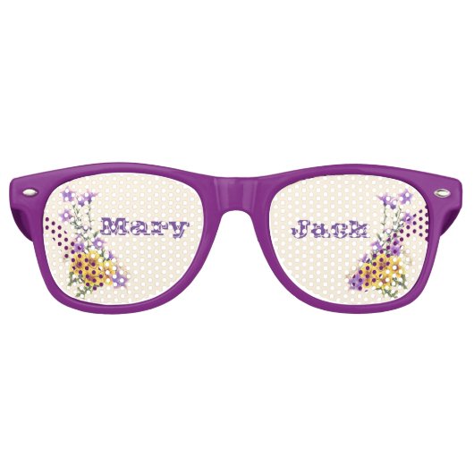Frühjahrsgarten Partybrille (Vorderseite)