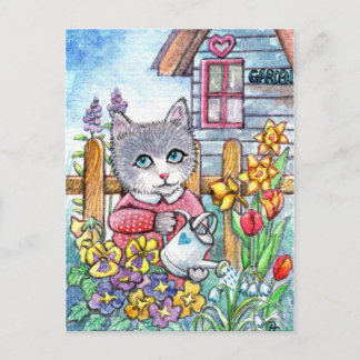 Frühjahrsgarten Postkarte