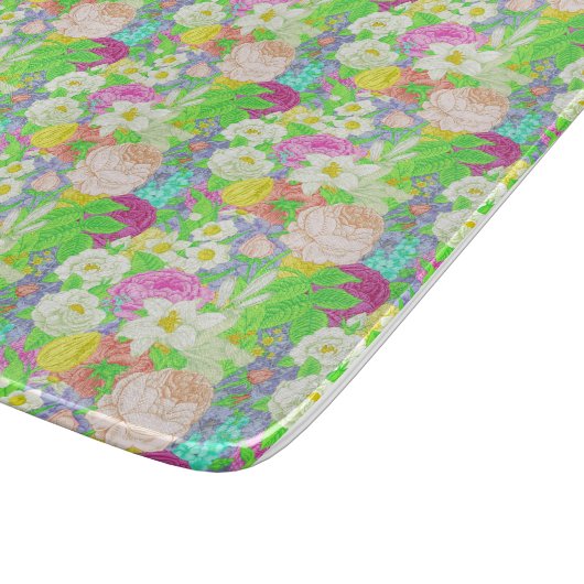 Frühjahrsgarten Schneidebrett (Ecke)