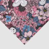 Frühjahrsgarten Seidenpapier (Ausschnitt)