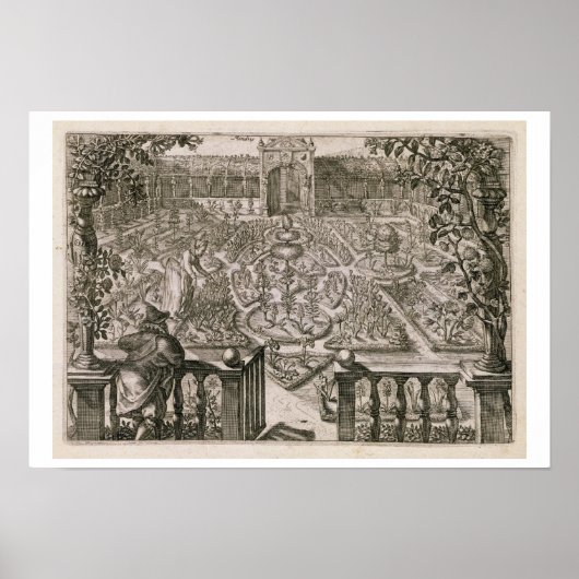 Frühjahrsgarten von "Hortus Floridus", veröffentli Poster (Vorne)