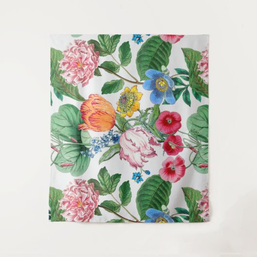 Frühjahrsgarten Wandteppich (Vorderseite)