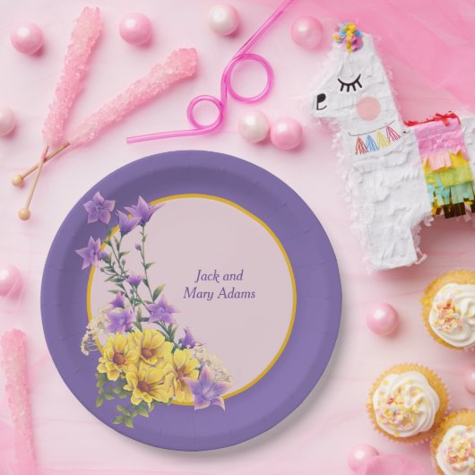 Frühjahrsgartenkollektion Pappteller (Party)