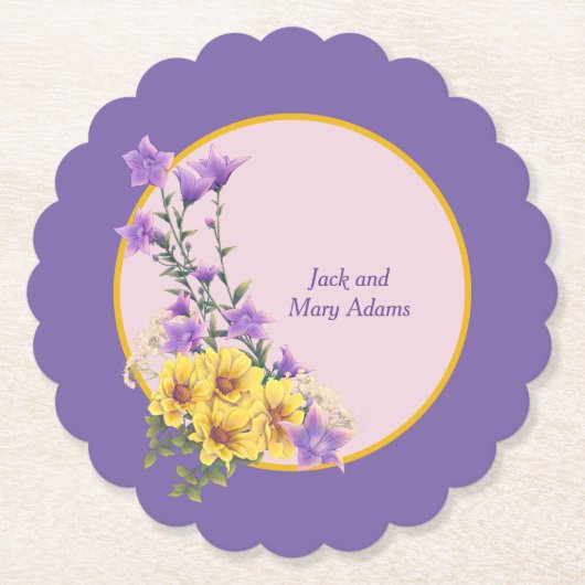 Frühjahrsgartenkollektion Untersetzer (Vorderseite)